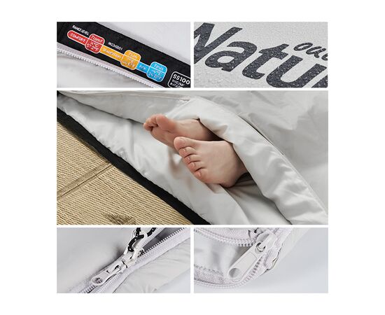 Спальный мешок Naturehike NH22MSD01 Grey (6927595795569), изображение 5 Спальный мешок Naturehike NH22MSD01 Grey (6927595795569), изображение 5