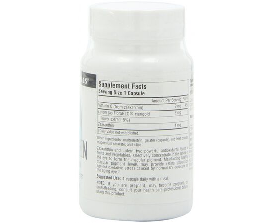 Антиоксидант Source Naturals Зеаксантин c Лютеином 10 мг, 60 капсул (SNS-01882), изображение 2