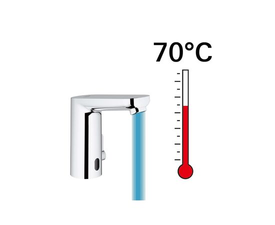 Смеситель Grohe EUROSMART COSMOPOLITAN E ХРОМ (36325001), изображение 4 Смеситель Grohe EUROSMART COSMOPOLITAN E ХРОМ (36325001), изображение 4