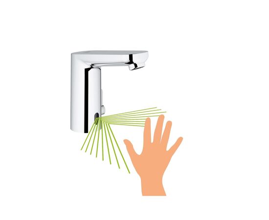 Смеситель Grohe EUROSMART COSMOPOLITAN E ХРОМ (36325001), изображение 5 Смеситель Grohe EUROSMART COSMOPOLITAN E ХРОМ (36325001), изображение 5