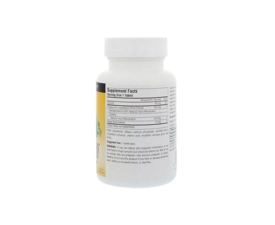 Антиоксидант Source Naturals Ресвератрол, 200 мг, Resveratrol, 30 таблеток (SN2292), изображение 2 Антиоксидант Source Naturals Ресвератрол, 200 мг, Resveratrol, 30 таблеток (SN2292), изображение 2