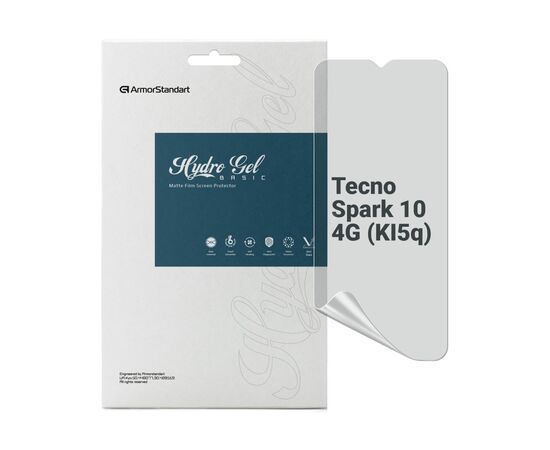 Пленка защитная Armorstandart Matte Tecno Spark 10 4G (KI5q) (ARM67791)