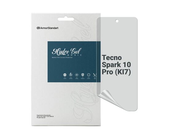 Пленка защитная Armorstandart Matte Tecno Spark 10 Pro (KI7) (ARM67792)