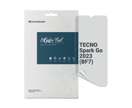 Плівка захисна Armorstandart Matte TECNO Spark Go 2023 (BF7) (ARM67164)