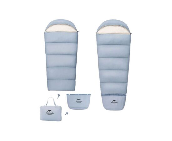 Спальний мішок Naturehike С300 NH21MSD01 Baby Blue (6927595774649), зображення 3 Спальний мішок Naturehike С300 NH21MSD01 Baby Blue (6927595774649), зображення 3