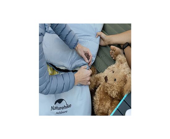 Спальний мішок Naturehike С300 NH21MSD01 Baby Blue (6927595774649), зображення 4 Спальний мішок Naturehike С300 NH21MSD01 Baby Blue (6927595774649), зображення 4