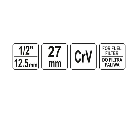 Головка торцева Yato YT-12000, зображення 2 Головка торцева Yato YT-12000, зображення 2