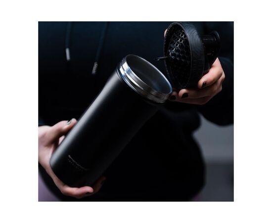 Шейкер спортивный SmartShake Insulated Steel 750ml Black (11152001), изображение 5 Шейкер спортивный SmartShake Insulated Steel 750ml Black (11152001), изображение 5