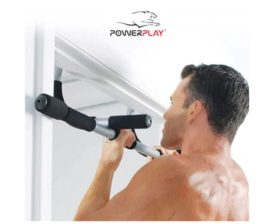 Турник PowerPlay 4129 Pull Up Pro Black дверний багатофункціональний (PP_4129), изображение 6 Турник PowerPlay 4129 Pull Up Pro Black дверний багатофункціональний (PP_4129), изображение 6