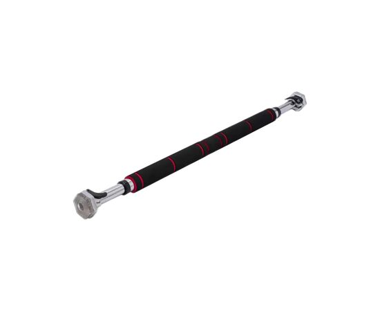 Турнік 7Sports Power+ 66-100см DR-2 Steel/Black розсувний (DR-2_Steel)