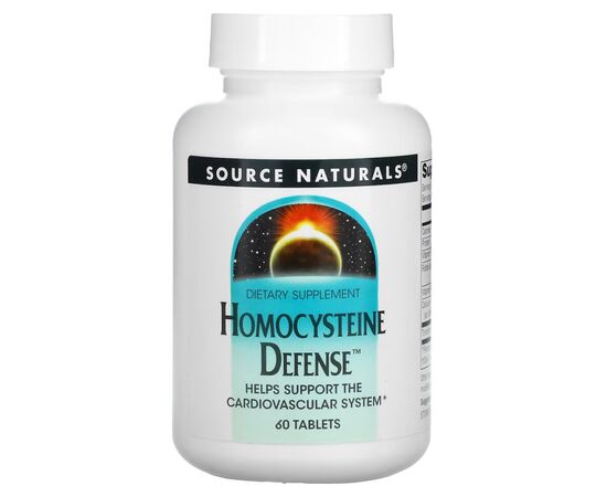 Витаминно-минеральный комплекс Source Naturals Защита от гомоцистеина, Homocysteine Defense, 60 таблеток (SN1038)