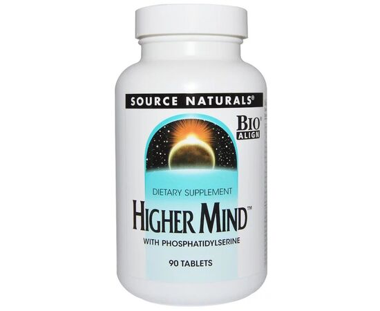 Витаминно-минеральный комплекс Source Naturals Улучшение Работы Мозга, Higher Mind, 90 таблеток (SNS-00016)