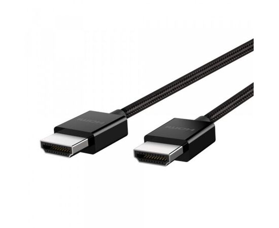 Кабель мультимедийный HDMI to HDMI 1.0m V2.1 Belkin (AV10176BT1M-BLK), изображение 4 Кабель мультимедийный HDMI to HDMI 1.0m V2.1 Belkin (AV10176BT1M-BLK), изображение 4