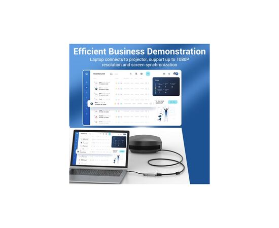 Концентратор Vention USB3.1 Type-C --> HDMI/VGA/USB 3.0/PD 100W Hub 4-in-1 (TOAHB), изображение 8 Концентратор Vention USB3.1 Type-C --> HDMI/VGA/USB 3.0/PD 100W Hub 4-in-1 (TOAHB), изображение 8