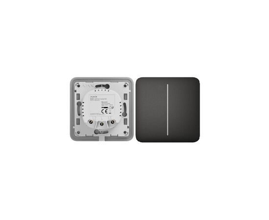 Розумний вимикач Ajax LightSwitch 2-gang/чорний (ALS2B), зображення 4 Розумний вимикач Ajax LightSwitch 2-gang/чорний (ALS2B), зображення 4