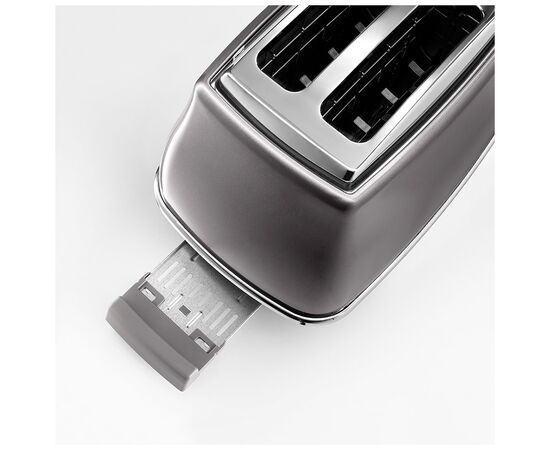 Тостер DeLonghi CTOT 2103 GY (CTOT2103GY), изображение 3 Тостер DeLonghi CTOT 2103 GY (CTOT2103GY), изображение 3