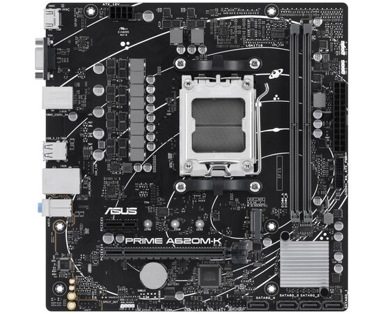 Материнская плата ASUS PRIME A620M-K, изображение 2 Материнская плата ASUS PRIME A620M-K, изображение 2