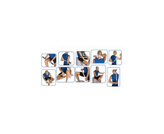 Масажный ролик PowerPlay Massage Bar 4024 Жовтий (PP_4024_Green), изображение 7