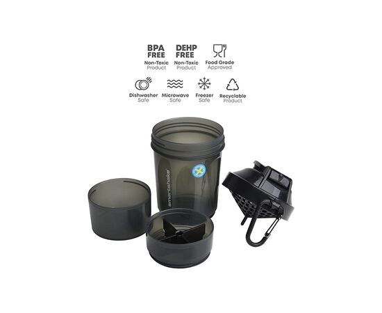 Шейкер спортивный SmartShake Original2GO 600ml Black (10560802), изображение 8 Шейкер спортивный SmartShake Original2GO 600ml Black (10560802), изображение 8