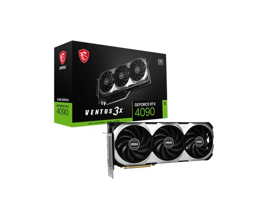 Видеокарта MSI GeForce RTX4090 24GB VENTUS 3X OC (RTX 4090 VENTUS 3X 24G OC), изображение 7 Видеокарта MSI GeForce RTX4090 24GB VENTUS 3X OC (RTX 4090 VENTUS 3X 24G OC), изображение 7