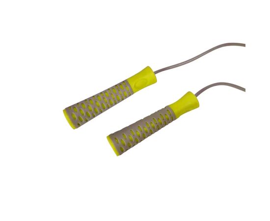 Скакалка PowerPlay 4206 Cіро-жовта (PP_4206_Grey/Yellow), изображение 4 Скакалка PowerPlay 4206 Cіро-жовта (PP_4206_Grey/Yellow), изображение 4