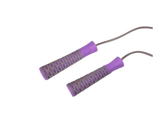 Скакалка PowerPlay 4206 Cіро-фіолетова (PP_4206_Grey/Violet), изображение 4 Скакалка PowerPlay 4206 Cіро-фіолетова (PP_4206_Grey/Violet), изображение 4