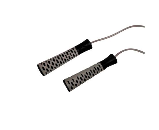 Скакалка PowerPlay 4206 Cіро-чорна (PP_4206_Grey/Black), изображение 4 Скакалка PowerPlay 4206 Cіро-чорна (PP_4206_Grey/Black), изображение 4