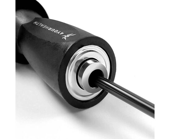 Скакалка 4yourhealth Premium Jump Rope 2471 швидкісна 2.5м Чорно-червона (4YH_2471_Bl/Red), изображение 6 Скакалка 4yourhealth Premium Jump Rope 2471 швидкісна 2.5м Чорно-червона (4YH_2471_Bl/Red), изображение 6