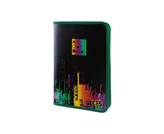 Папка на молнии Cool For School А4 Art Craft Design с кольцами (CF32020)