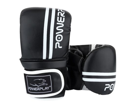 Снарядні рукавички PowerPlay 3025 Чорно-Білі M (PP_3025_M_Black/White)