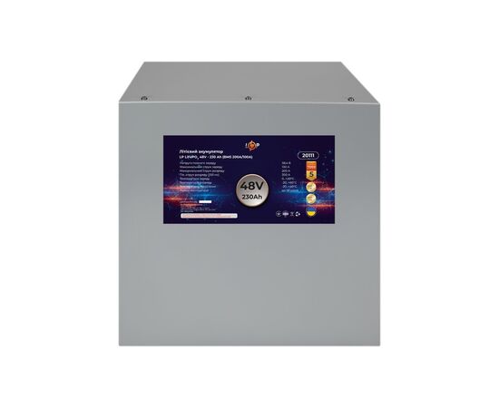 Батарея LiFePo4 LogicPower 48V (51.2V) - 230 Ah (11776Wh) (20111), изображение 4 Батарея LiFePo4 LogicPower 48V (51.2V) - 230 Ah (11776Wh) (20111), изображение 4