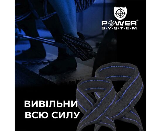 Кистевые лямки Power System PS-3405 Figure 8 Black/Blue L/XL (3405BU-5), изображение 6 Кистевые лямки Power System PS-3405 Figure 8 Black/Blue L/XL (3405BU-5), изображение 6
