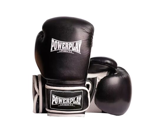 Боксерские перчатки PowerPlay 3019 Challenger Чорні 10 унцій (PP_3019_10oz_Black)