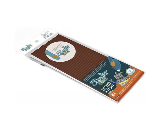 Стержень для 3D-ручки 3Doodler Start Коричневый 24 шт (3DS-ECO11-BROWN-24)