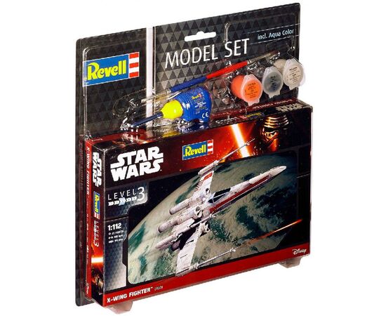 Сборная модель Revell Звездный истребитель X-крыл уровень 3, 1:112 (RVL-63601), изображение 2 Сборная модель Revell Звездный истребитель X-крыл уровень 3, 1:112 (RVL-63601), изображение 2