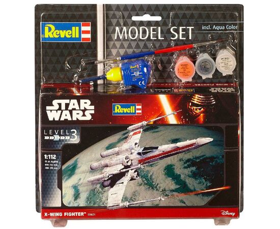 Збірна модель Revell Зоряний винищувач X-крив рівень 3, 1:112 (RVL-63601)
