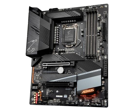 Материнская плата GIGABYTE Z590 AORUS ELITE AX, изображение 4 Материнская плата GIGABYTE Z590 AORUS ELITE AX, изображение 4