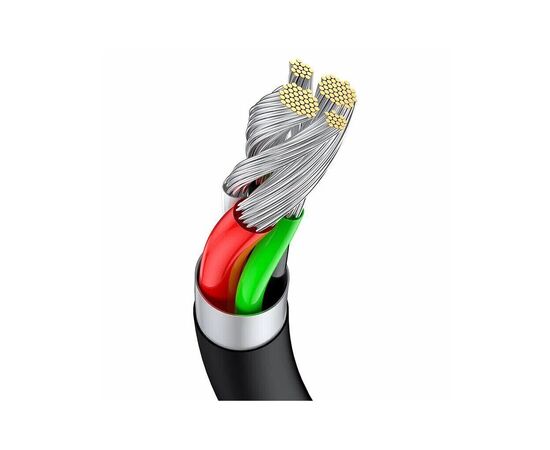 Дата кабель USB 2.0 AM to Type-C 1.0m 3A Black Baseus (CATYS-01), изображение 5 Дата кабель USB 2.0 AM to Type-C 1.0m 3A Black Baseus (CATYS-01), изображение 5