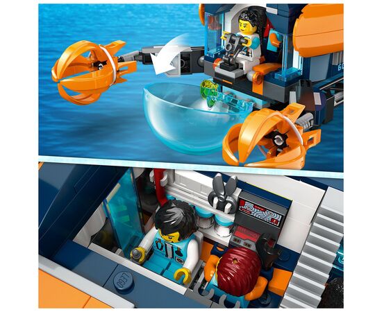 Конструктор LEGO City Глубоководная исследовательская подлодка 842 деталей (60379), изображение 7 Конструктор LEGO City Глубоководная исследовательская подлодка 842 деталей (60379), изображение 7