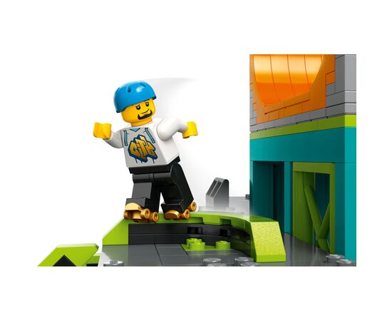 Конструктор LEGO City Уличный скейтпарк 454 деталей (60364), изображение 4 Конструктор LEGO City Уличный скейтпарк 454 деталей (60364), изображение 4