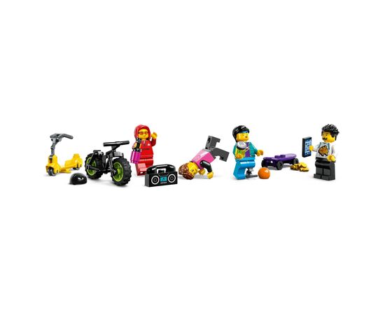 Конструктор LEGO City Уличный скейтпарк 454 деталей (60364), изображение 9 Конструктор LEGO City Уличный скейтпарк 454 деталей (60364), изображение 9