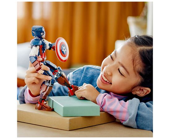 Конструктор LEGO Marvel Фигурка Капитана Америка для сборки 310 деталей (76258), изображение 3 Конструктор LEGO Marvel Фигурка Капитана Америка для сборки 310 деталей (76258), изображение 3