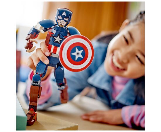 Конструктор LEGO Marvel Фигурка Капитана Америка для сборки 310 деталей (76258), изображение 6 Конструктор LEGO Marvel Фигурка Капитана Америка для сборки 310 деталей (76258), изображение 6