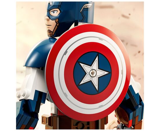 Конструктор LEGO Marvel Фигурка Капитана Америка для сборки 310 деталей (76258), изображение 7 Конструктор LEGO Marvel Фигурка Капитана Америка для сборки 310 деталей (76258), изображение 7