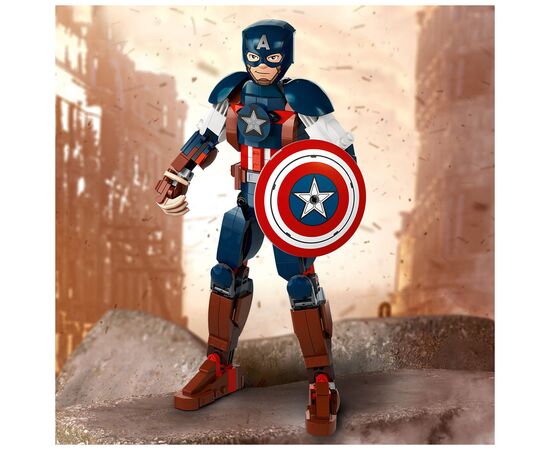 Конструктор LEGO Marvel Фигурка Капитана Америка для сборки 310 деталей (76258), изображение 8 Конструктор LEGO Marvel Фигурка Капитана Америка для сборки 310 деталей (76258), изображение 8