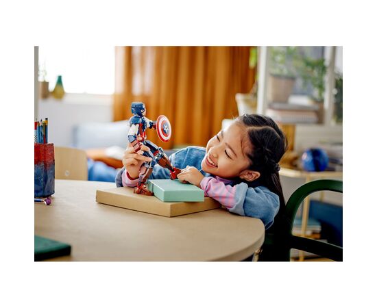 Конструктор LEGO Marvel Фигурка Капитана Америка для сборки 310 деталей (76258), изображение 9 Конструктор LEGO Marvel Фигурка Капитана Америка для сборки 310 деталей (76258), изображение 9
