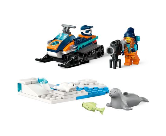 Конструктор LEGO City Арктичний дослідницький снігохід 70 деталей (60376), зображення 3 Конструктор LEGO City Арктичний дослідницький снігохід 70 деталей (60376), зображення 3