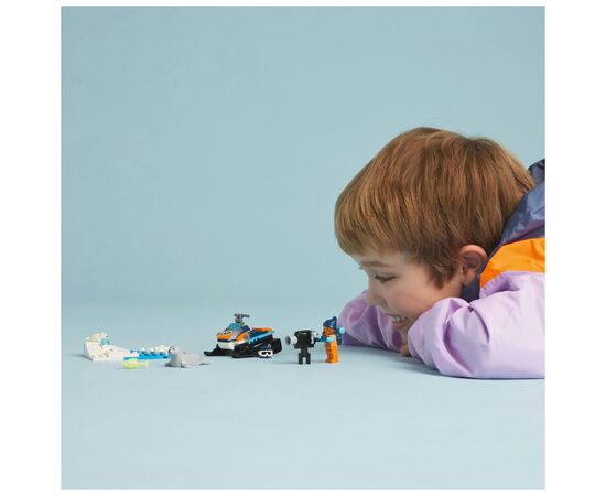 Конструктор LEGO City Арктичний дослідницький снігохід 70 деталей (60376), зображення 5 Конструктор LEGO City Арктичний дослідницький снігохід 70 деталей (60376), зображення 5