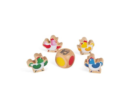 Настольная игра Janod Гонки цыплят (J02632), изображение 5