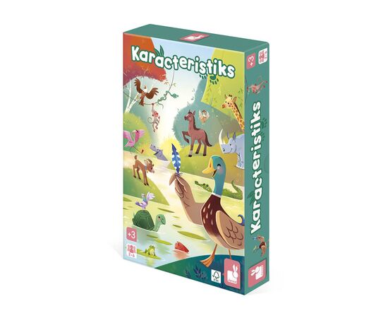 Настольная игра Janod Характеристики животных (J02621), изображение 3 Настольная игра Janod Характеристики животных (J02621), изображение 3